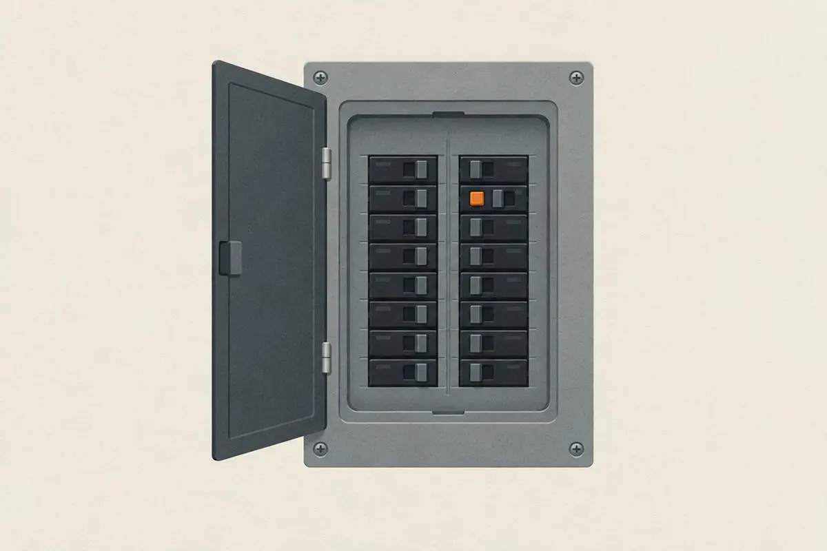 Illustration: Arc-Fault Circuit Interrupter (AFCI) Breaker