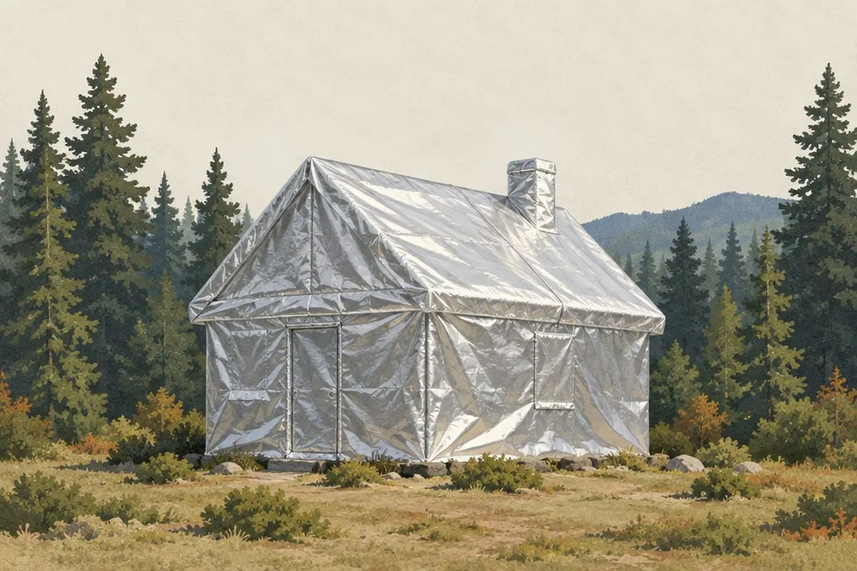 Illustration: Firezat Fire Shield Structure Wrap