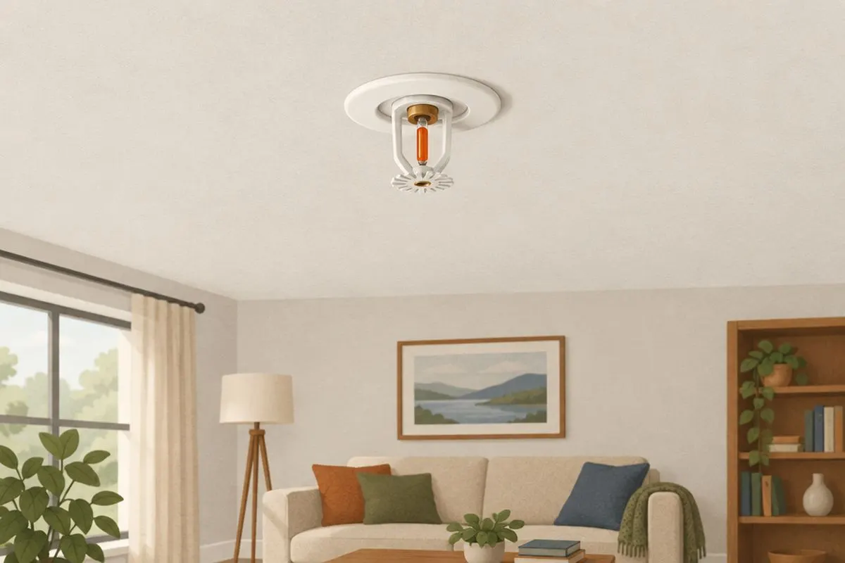 Illustration: Residential Sprinkler System (NFPA 13D)