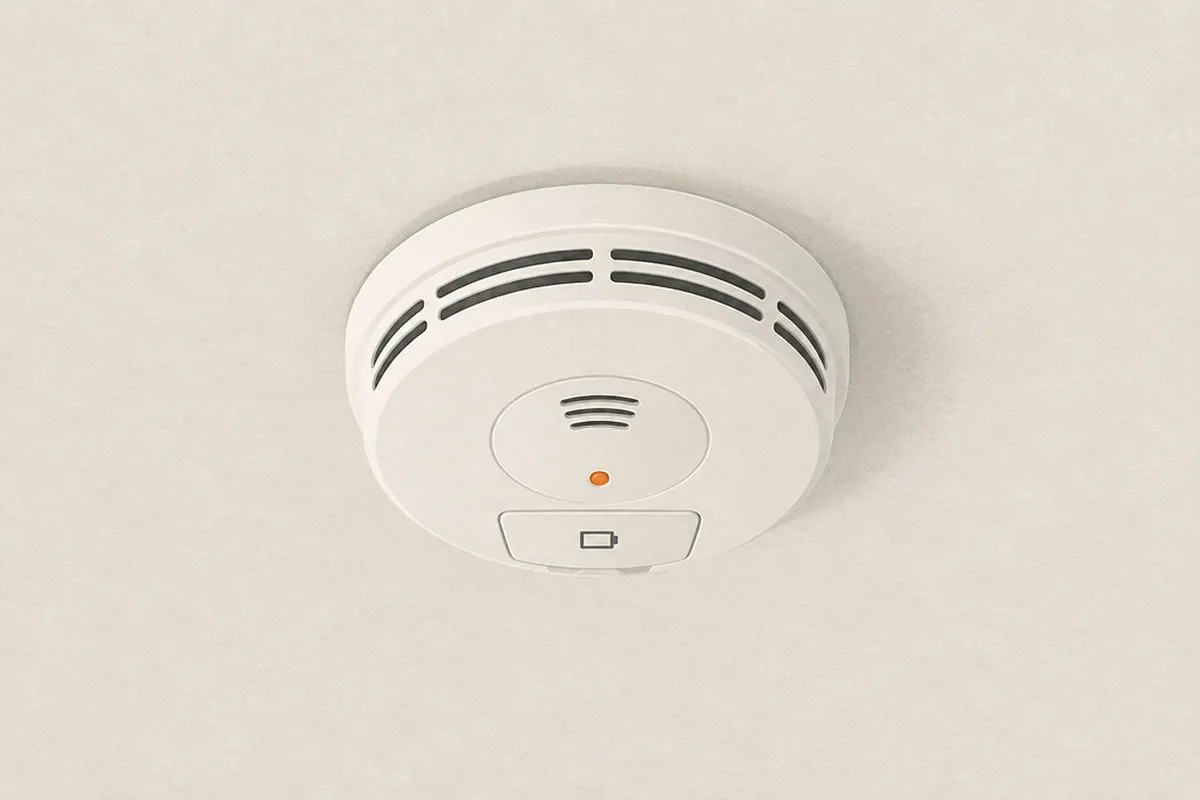 Illustration: 10-Year Sealed Battery Smoke Alarm