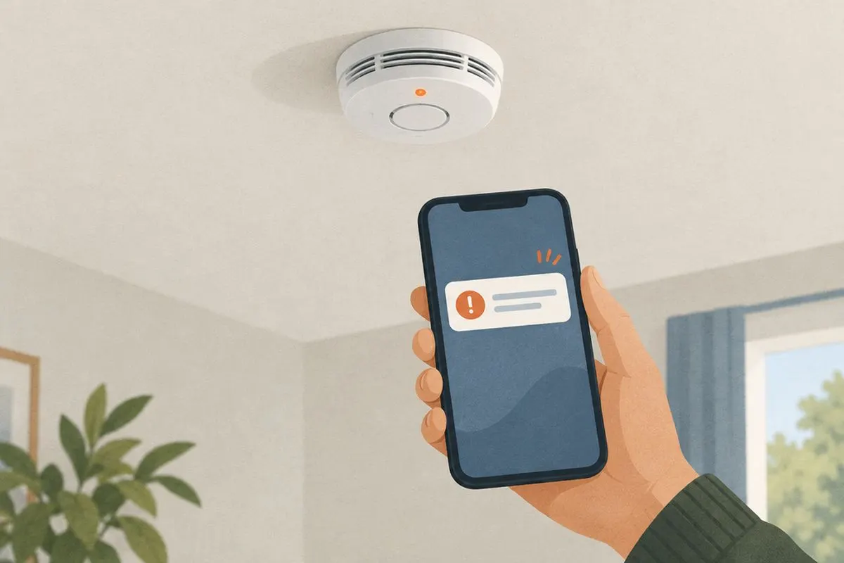 Illustration: Smart Smoke & CO Alarm