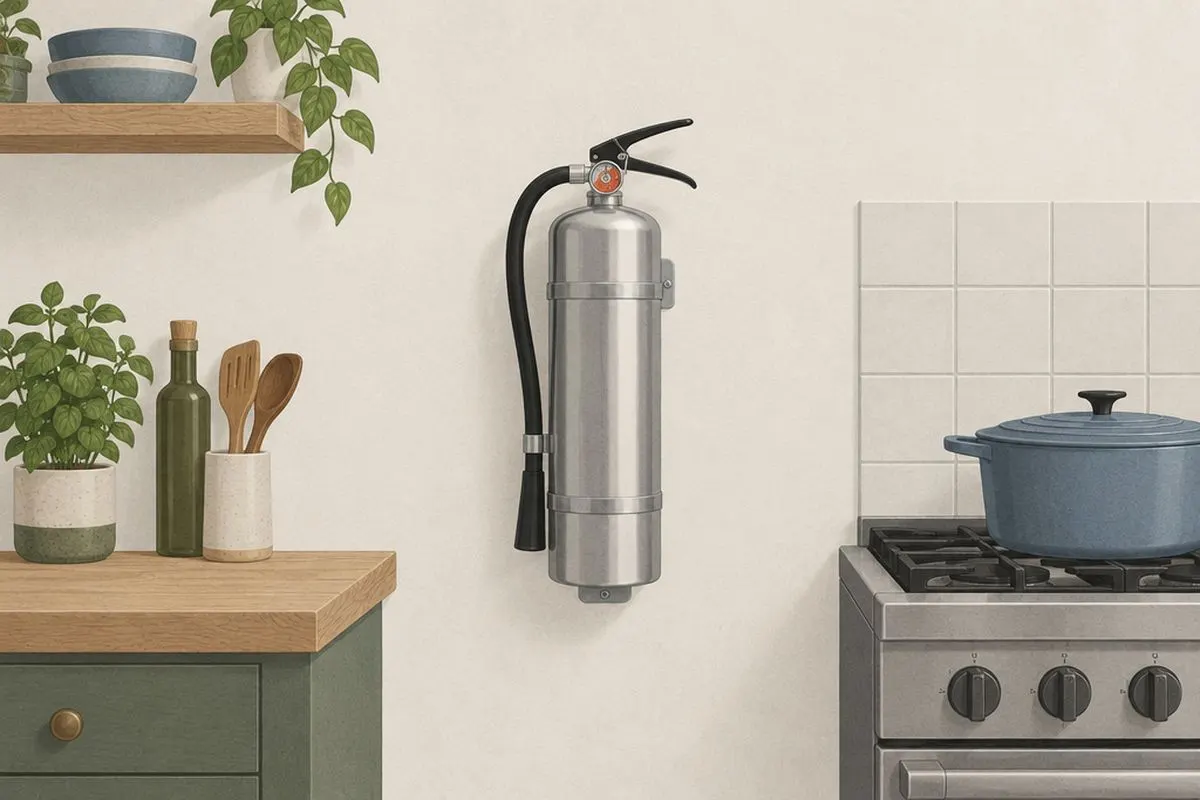 Illustration: Wet Chemical Extinguisher (Class K / F)